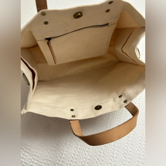 Parker Thatch Medium Mimi Tote Monogrammed ECM Classic Designer Casual - Picture 7 of 13